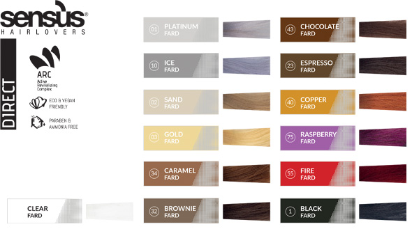 Sens.ùs DIRECT FARD - Barevná maska 32 BROWNIE 200 ml